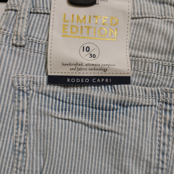 Seven7 Light Blue Striped Straight Leg Jeans - Picture 7 of 7